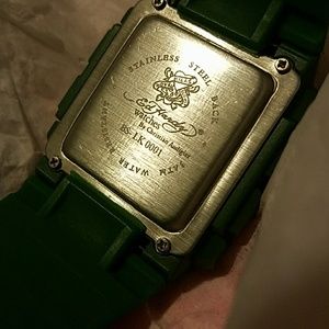 Vintage Ed Hardy watch - Deep Green